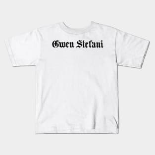 Gwen  Stefani logo's Kids T-Shirt